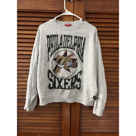 Mitchell & Ness Tops - Philadelphia 76ers Mitchell & Ness Hardwood Classics Sweatshirt Women's Size L